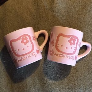 Set of two Hello Kitty mugs